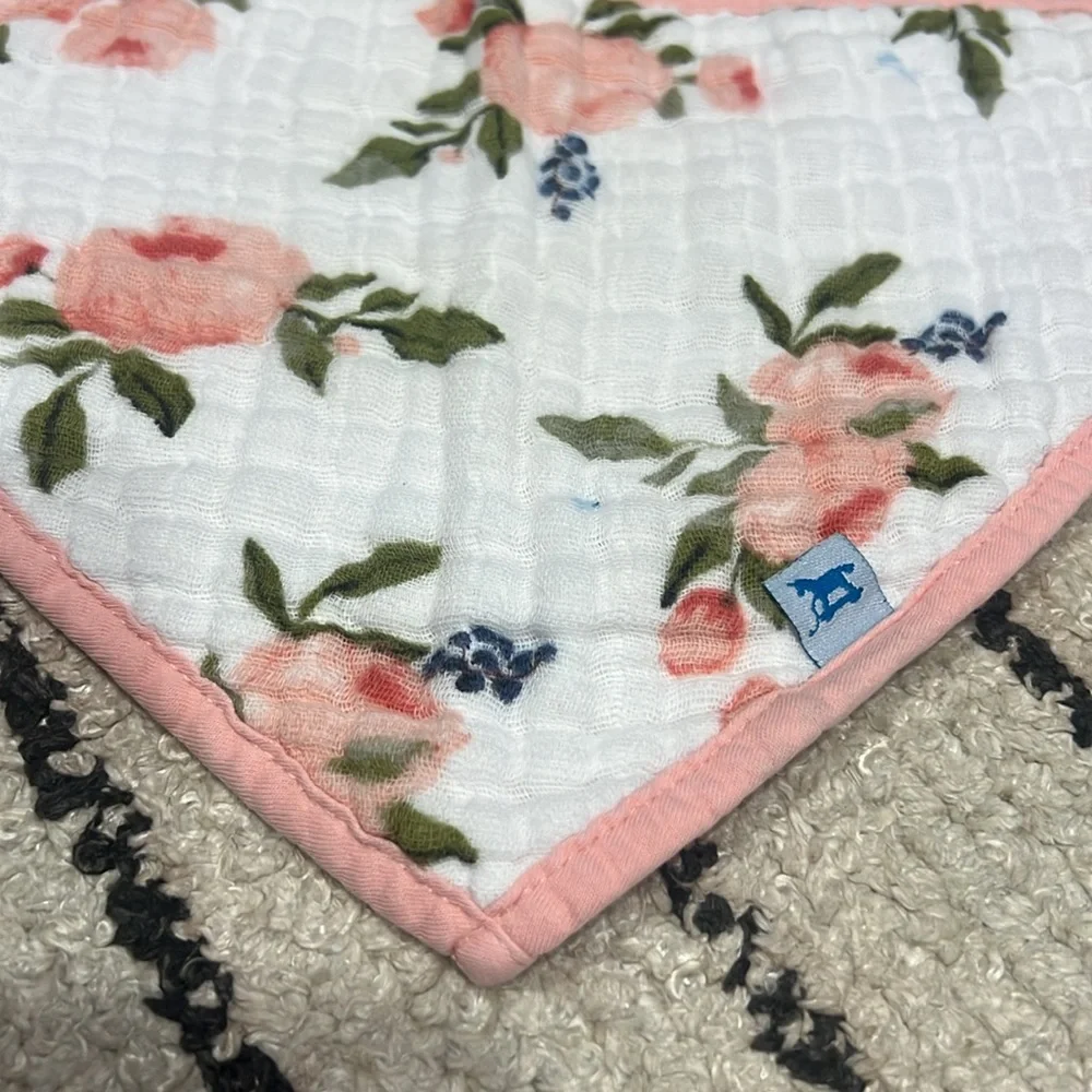 Little unicorn bib cotton muslin